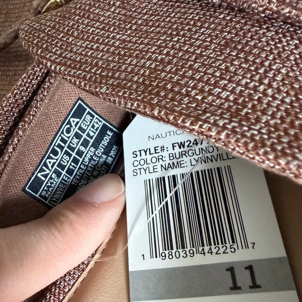 Nautica|Women's Brown Tan slip on loafer sandals,NWT In size 11•••Classic style - Picture 9 of 10